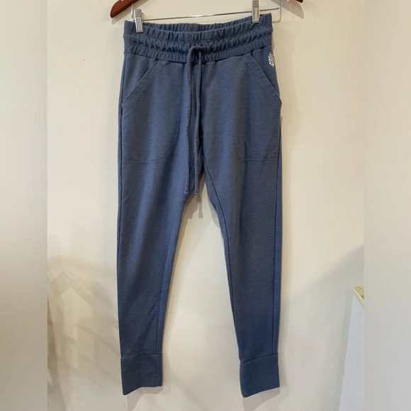 Free People||Movement Sunny Skinny Yoga Sweatpants Navy Blue Size XS - Picture 3 of 9